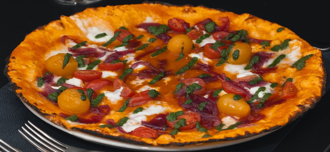 Pizza tonda romana scrocchiarella
